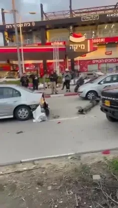 سقوط اجزای موشک بر روی خودرویی در تلاویو
