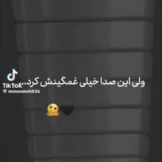 این صدا غمگینم کرد