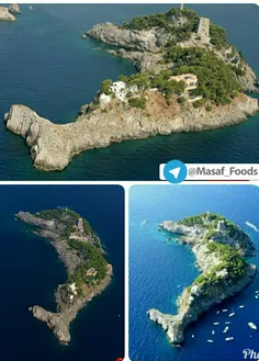 ⭕ ️ جزیره «سیرنوس» جزیره ای به شکل دلفین واقع در جنوب ایت