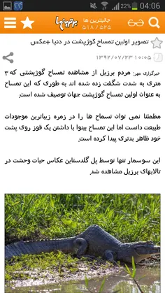 کشف گونه ای نادر