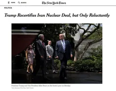 🆘 نیویورک تایمز: عقب‌نشینی ایران از #برجام در واقع فرآیند