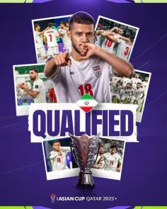 پوستر AFC برای صعود تیم ملی ایران به نیمه‌نهایی جام ملت‌ه