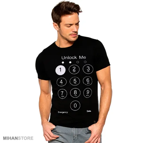 👑 تی شرت مردانه طرح Unlock me👑