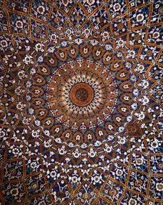 سقف دالان ورودی مدرسه خان، شیراز