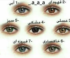 کدوم چشم از نظر شما زیباتره ؟ 