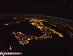 شب از نگاه ناسا
