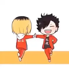 Kuroo and kenma 🖤💛🖤