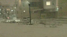 برف بازی در فولادشهر