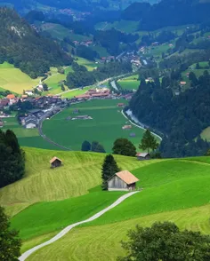 طبیعت زیبای سوئیس.