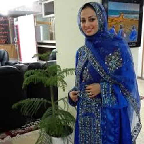 بازیگر زن ایرانی در لباس بلوچی