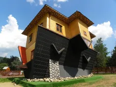 upside down house in poland
