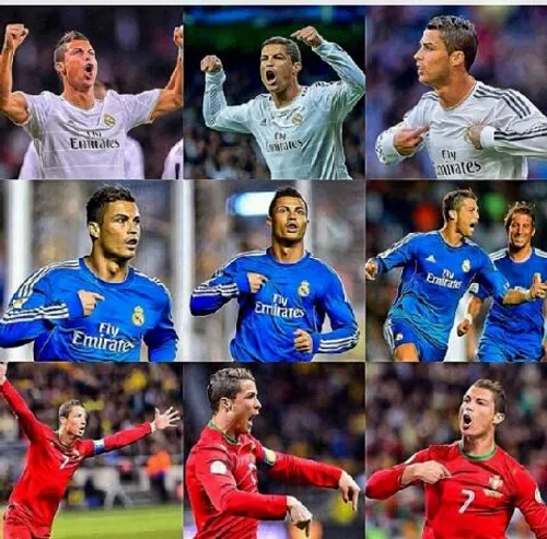 Ronaldo in every color.................:::