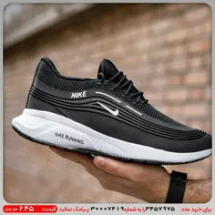 کفش ورزشی Nike مردانه مشکی سفید مدل Viliam