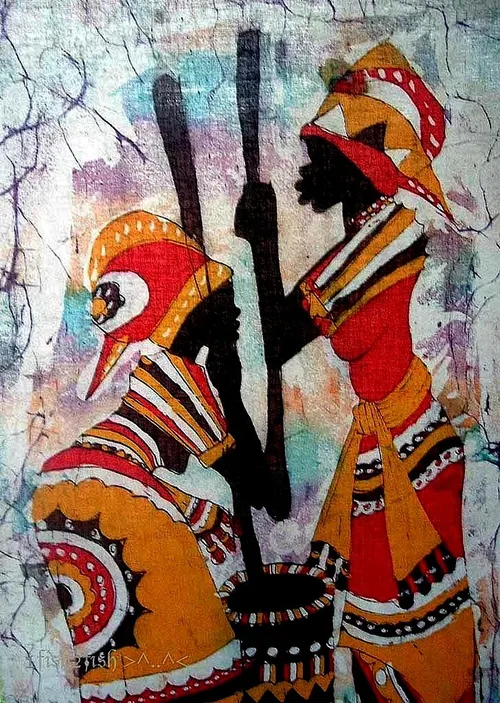 نقاشی تردیشینال افریقایی