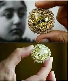 الماس زرد احمدشاه قاجار که به قیمت 10 میلیارد و 500 میلیو