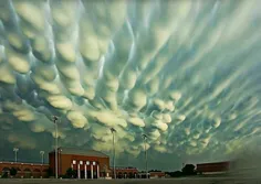 ابر های ماماتوس ،یکی از نادرترین پدیده های آب و هوایی