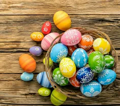 زندگیتان مثل این تخم مرغهای رنگی ، رنگارنگ و شاد 🌷 🌷 🌷 🌷