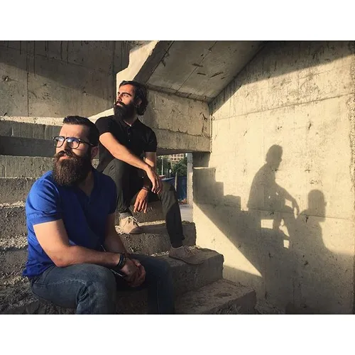 @aliadam2 and @  omer   have the hippest beards in Erbil.