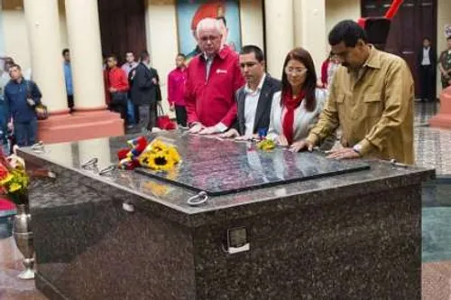 قبر هوگو چاوز رییس جمهور فقید ونزوئلا