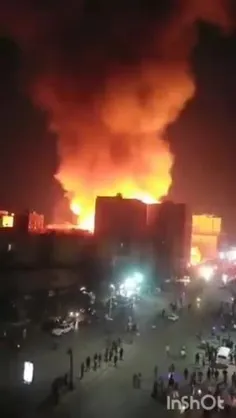 🎥 آتش سوزی بزرگ در قاهره، پایتخت مصر، استودیوی ۸۰ ساله ال