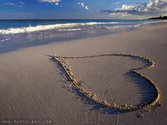 این قلب روی ساحل ،این صدای ارامش بخش دریا تقدیم همه شما