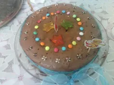 کیک پخت دختر خاله جوووون^___^
