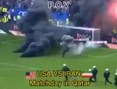 روز بازی ایران و آمریکا در قطر 😂