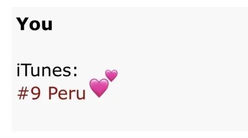 آهنگ 'You' شیومین در چارت iTunes در Peru رتبه نهم قرار دا