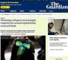 تحقیقات اینترنتی ‎گاردین در مورد استثمار جنسی پناهندگان ‎اوکراین