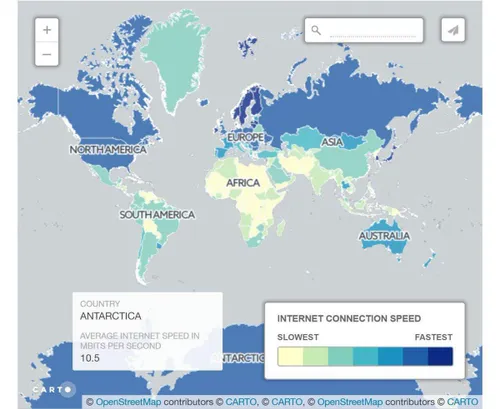 میانگین سرعت اینترنت در ایران ٢ مگابیته!
