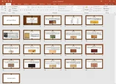 پاورپوینت انواع چوب