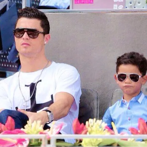 رونالدو و پسرش