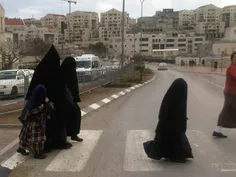 حجاب زنان یهودی در خیابان ها