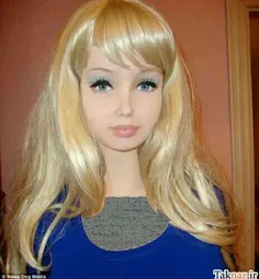 این دختر بدون هیچ جراحی شبیه به عروسک است  