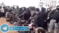 لحظه تیرباران وحشیانه داعش وشهادت مدافعین حرم ایرانی