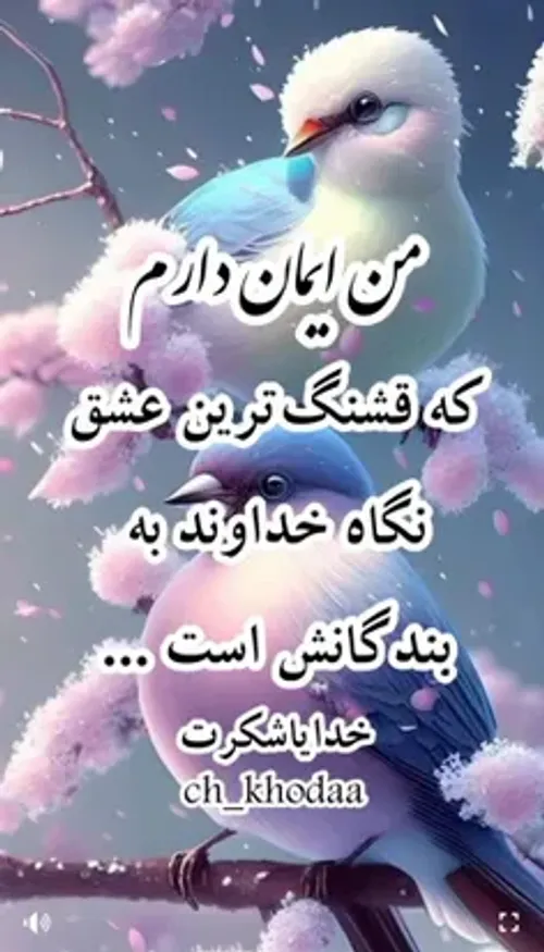 من ایمان دارم