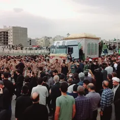 تشیع جنازه شهداء حدمت مردم 