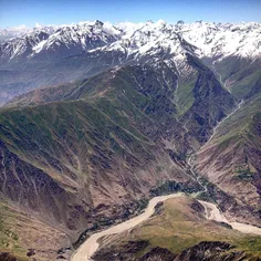 The river Panj marks the border between #Afghanistan and 