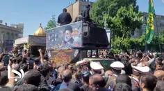 🎥حضور پرشور مردم تهران در تشییع پیکر مطهر شهید سردار موسو