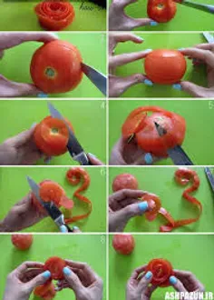 تزیین گوجه