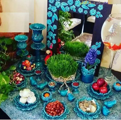 چیدمان سفره هفت سین👌🍒