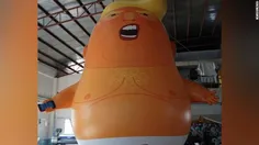 (CNN)Protesters plan to fly a giant "Trump Baby" balloon 