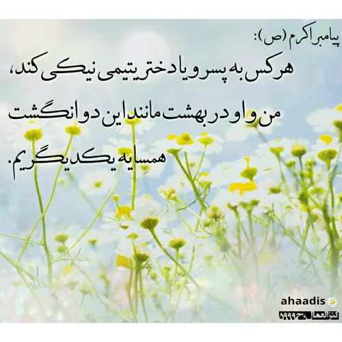 پیامبر اکرم (ص):