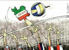 قدرت نمایی والیبال ایران ادامه خواهد داشت....دومین برد 3-