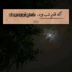 ماه شبه من دوست دارم⭐🌟🌖🌙