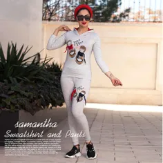 ⭕️ست سویشرت و شلواردخترانه مدل Samantha