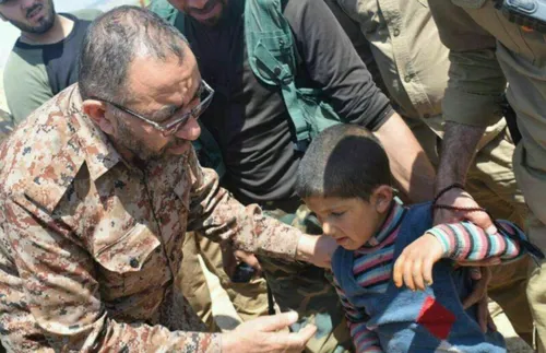پیدا کردن طفل عراقی از اهالی الحویجه که داعش تمام خانوداه