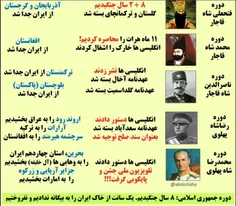 تمامیت ارضی ایران در قاجار، پهلوی و جمهوری اسلامی...