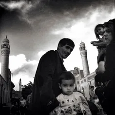 Father and son moments in Tabriz Grand Bazaar, Eastern Az