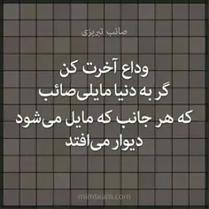 گاهی ارامشت رابهم میزنم.